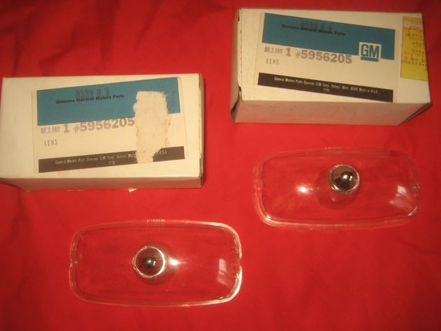 NOS 1966-67 Parking Light Lenses