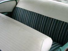 This winter's project is new original interior. This was done back in the 70's and now I'm using the car it is falling to pieces. I have sourced a company in the US that are supplying carpet, all seat vinyl and cloth, new door cards and a new headliner. Gradually finding improved quality chrome dash parts. Interior should look pretty dapper for next season.