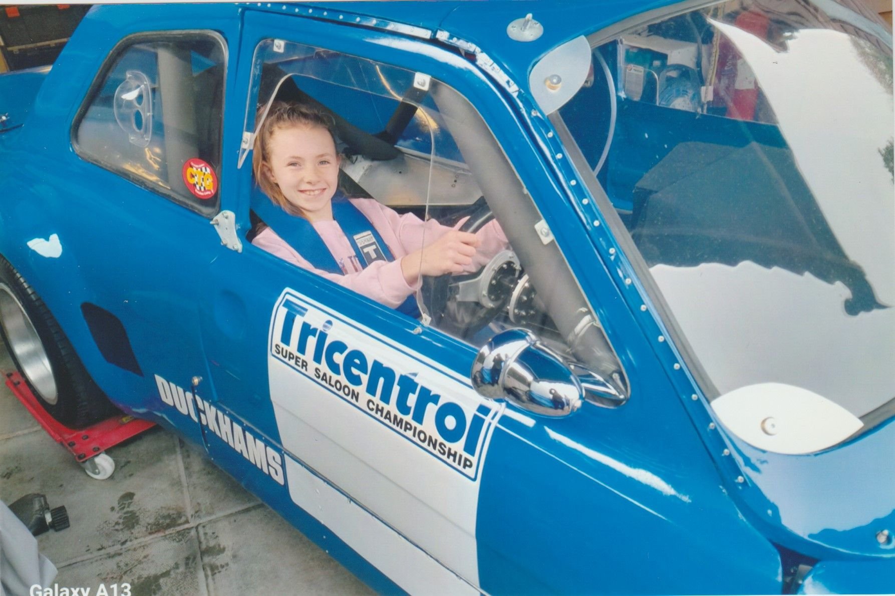 I cant keep the kids out of the re-commissioned Ford Escort. This is Indiana Percival, service crew.