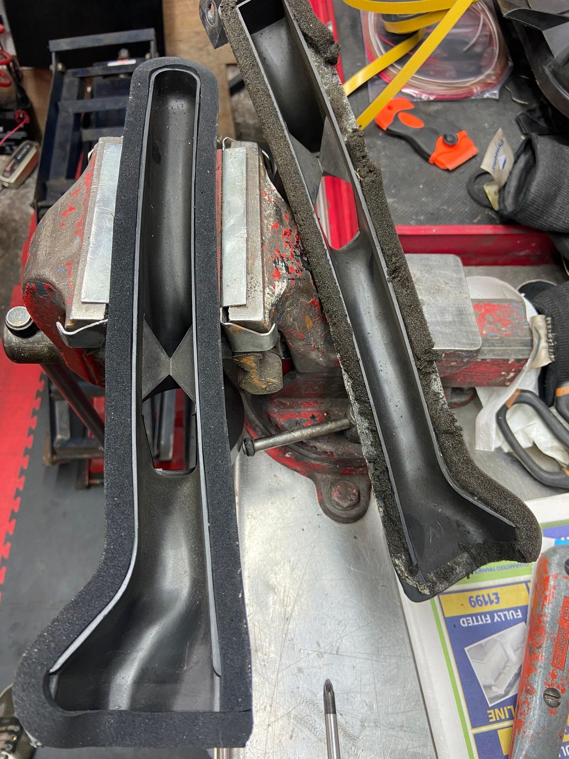 All the foam seals disintegrated so we’re replaced. 