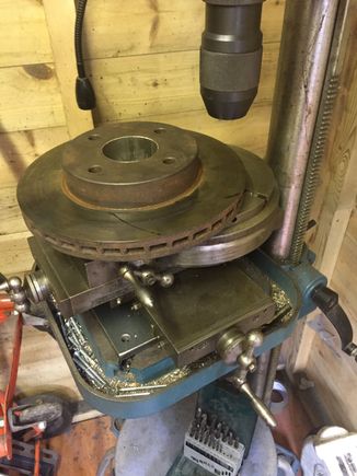 I was given this rotary table a few weeks ago and it was put to good use on our pillar drill. Obviously can only take very small cuts 
You can just see the sharpie pen trial cuts. 
