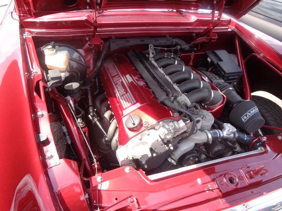 Mk1 Consul Ute with massive BMW engine.