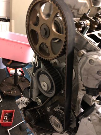 Timing belt, tensioner, vag water pump etc all timed up