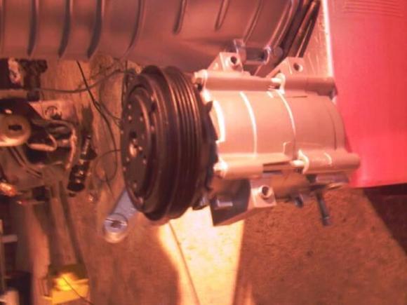 air con pump prep and painted