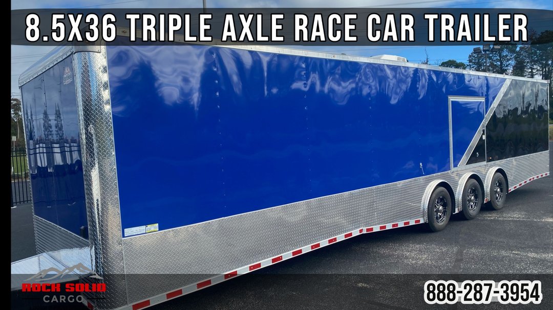 8.5X36 Triple Torsion Axle Race Car Trailer w/ Race Package for Sale in DOUGLAS, GA RacingJunk