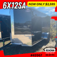 NEW 6X12SA Enclosed Cargo Trailer w/ Thermacool  for sale $3,595 