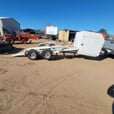 15 foot tilt trailer with storage  for sale $5,000 