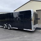 26' United X-Height Spread Axle Circle Track Race Trailer