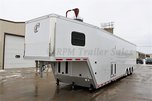 44' Custom Aluminum Race Trailer with Bathroom Package - 125 