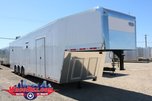 40' Gooseneck Race Trailer @ Wacobill.com  for sale $49,995 