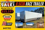 🤩 NEW 8.5 x 36 TA White Enclosed Cargo Trailer  for sale $15,179 