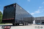 Used 2023 Freedom 40' Enclosed Race Trailer w/ Ramp Over 