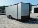 2024 Covered Wagon Trailers  Gold Series 8.5x18 Vnose Silver  for sale $9,395 