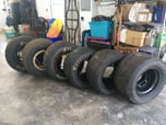 6 racing tires on wheels  for sale $250 