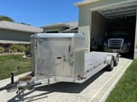 ATG ALUMINUM TRAILER WITH LARGE BOX  for sale $9,850 