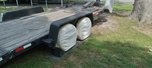 2018 down to earth 18ft  wood deck open car trailer  for sale $3,500 