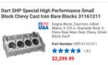 DRT-31161211 SHP Small Block Chevy  for sale $2,299 