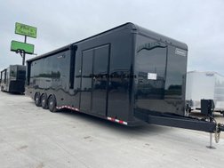 34' HAULMARK EDGE PRO RACE TRAILER BATHROOM PACKAGE WITH AC!