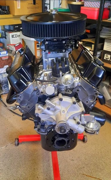 Windsor 306 rebuilt engine, blower kit, c4 trans (Good cond)