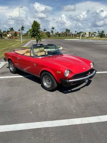 1979 Fiat 124 Spider  for Sale $13,895 
