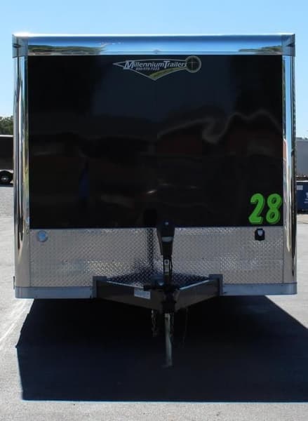 READY JUNE 28' 2022 Extreme Race Car Trailer w/Rear Wing 