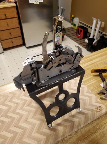 SHELDON MACHINE Tunnel Mount Shifter Stand for Auto Trans Ra