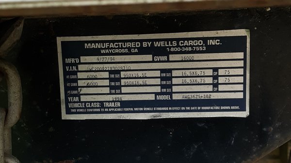 36 foot gooseneck Wells Cargo with living quarters for Sale $11,500