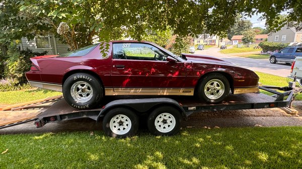 1988 Camaro and trailer   for Sale $18,000 