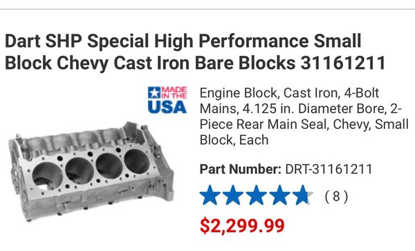 DRT-31161211 SHP Small Block Chevy