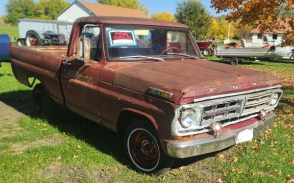 1971 Ford F100  for Sale $9,495 