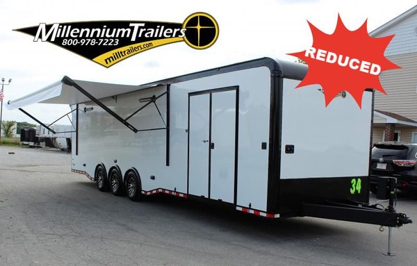 *REDUCED 7K*2024 34' Haulmark Edge Hauler w/Large Bathroom 