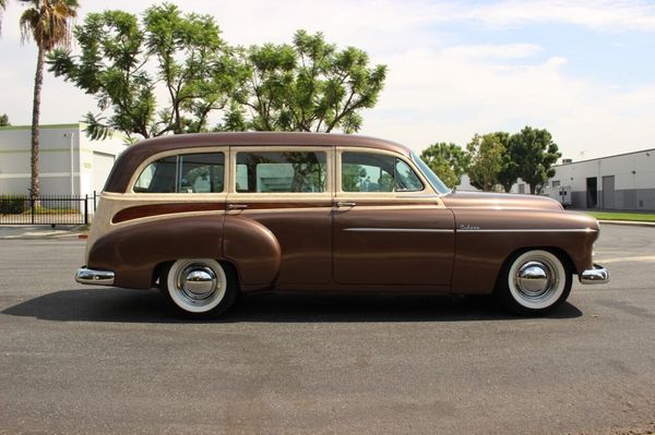1950 Chevrolet Styleline Deluxe Tin Woody for Sale $36,900