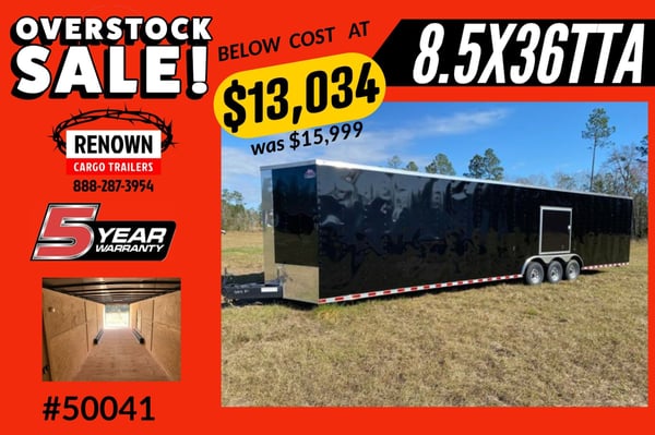 🤩 NEW Black Enclosed Cargo Trailer  for Sale $13,034 