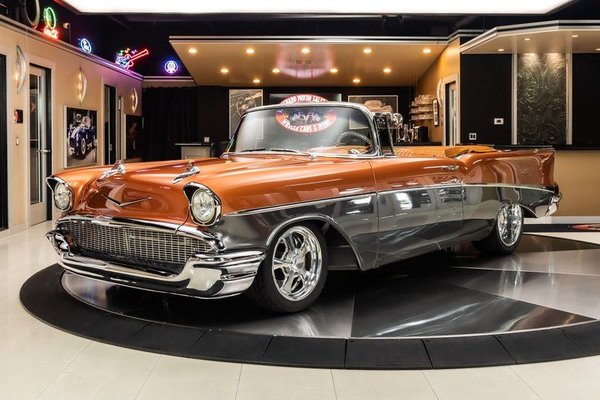 1957 Chevrolet Bel Air Convertible Restomod  for Sale $179,900 