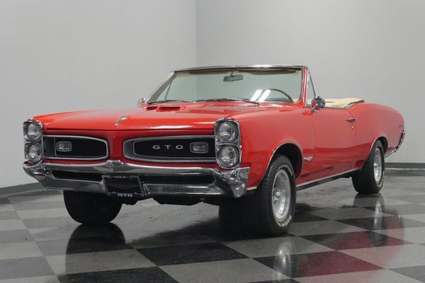 1966 Pontiac GTO Convertible  for Sale $64,995 