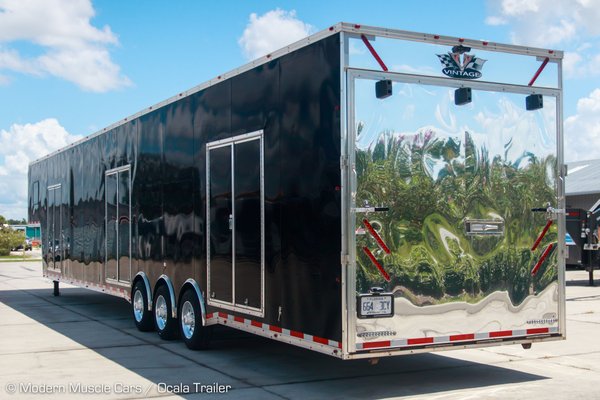 2020 Vintage 3-Car Wedge Transport Trailer for Sale $55,900