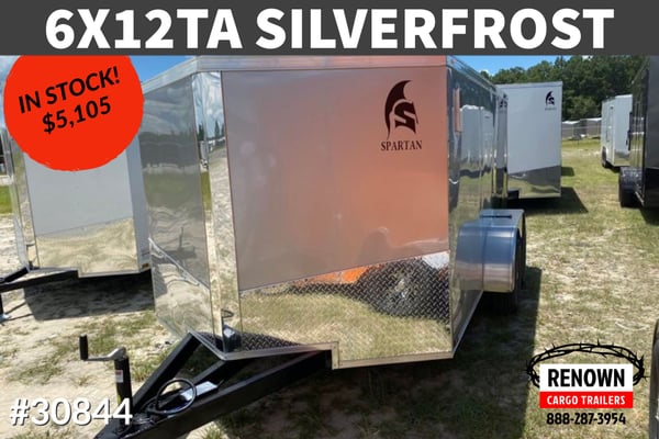 NEW Spartan 6X12TA Silverfrost w/ Thermacool & Sidewall   for Sale $5,105 