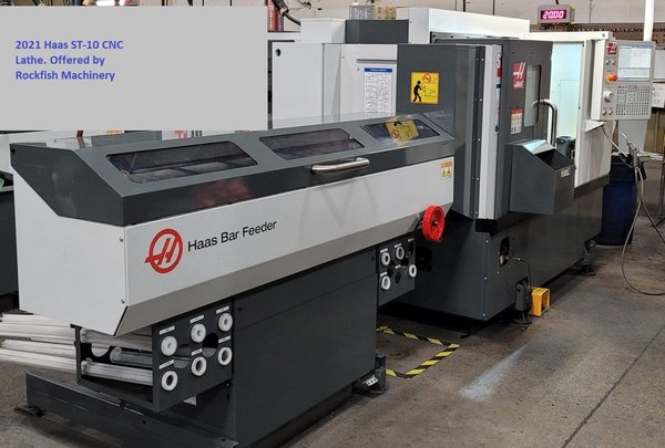 2021 HAAS ST-10 CNC LATHE & BAR FEEDER for Sale in SEATTLE, WA | RacingJunk