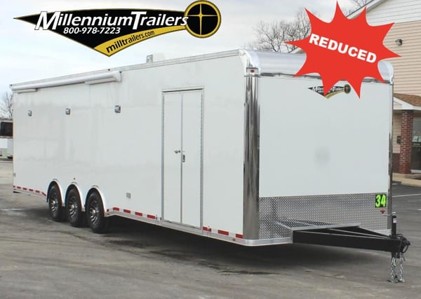 *REDUCED SAVE 14K* 2024 34' Car Hauler w/Full Bathroom 