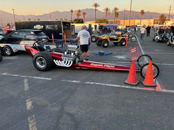 Logghe chassis front engine dragster 