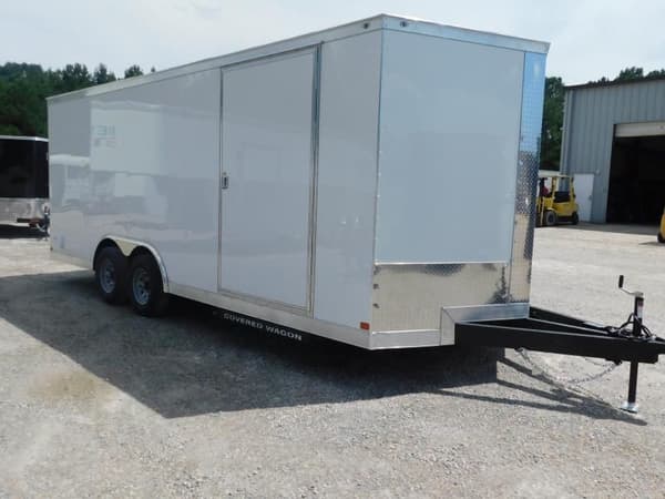 2024 Covered Wagon Trailers 8.5x20 Vnose with 7' inside