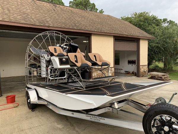 Airboat twin supercharged Ls 