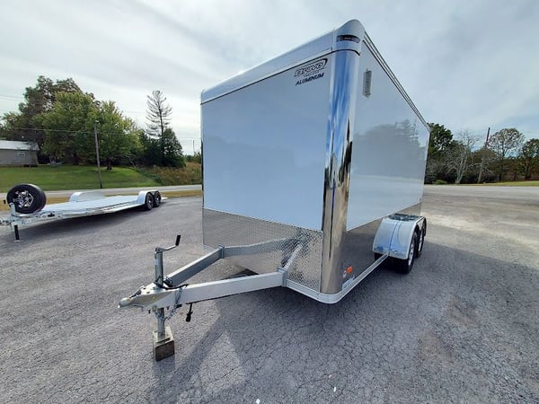 2019 Bravo All Aluminum 7X14 Motorcycle Trailer  for Sale $15,500 