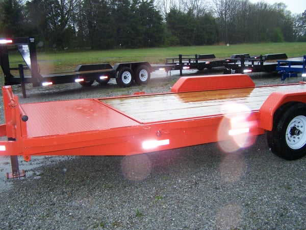 TILT equipment trailer, 14K, 16"x8 lug. 22`split deck  for Sale $7,200 