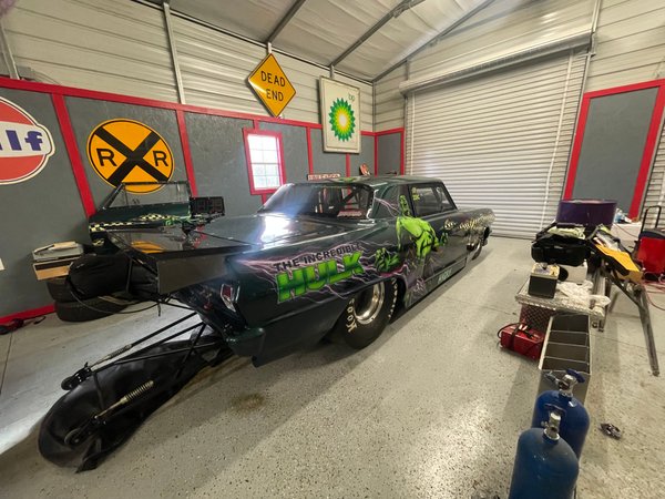 Drag car pro mod 1963 Chevy 2 all fiberglass   for Sale $45,000 