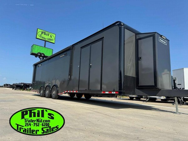 34' HAULMARK EDGE PRO RACE TRAILER WITH TONGUE BOX & AWNING!  for Sale $43,999 