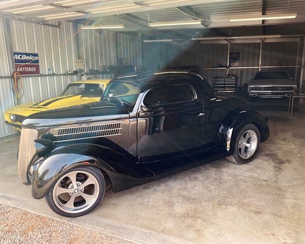 1936 ford coupe 3 window steel body   for Sale $55,000 