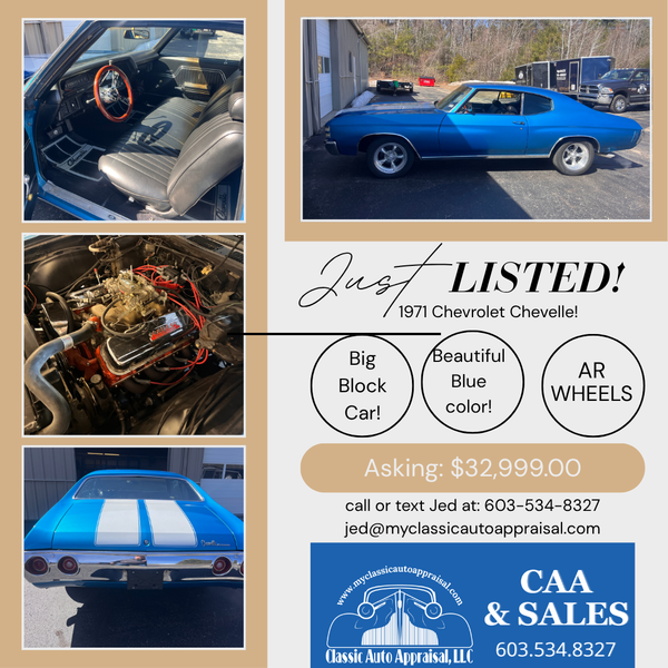 1971 Chevrolet Chevelle  for Sale $32,999 