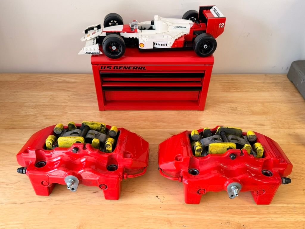 Brakes - 996/997 Gen 1 PCCB (GT3/TT Front 6-Piston) Caliper Set - Used - Redwood City, CA 94061, United States