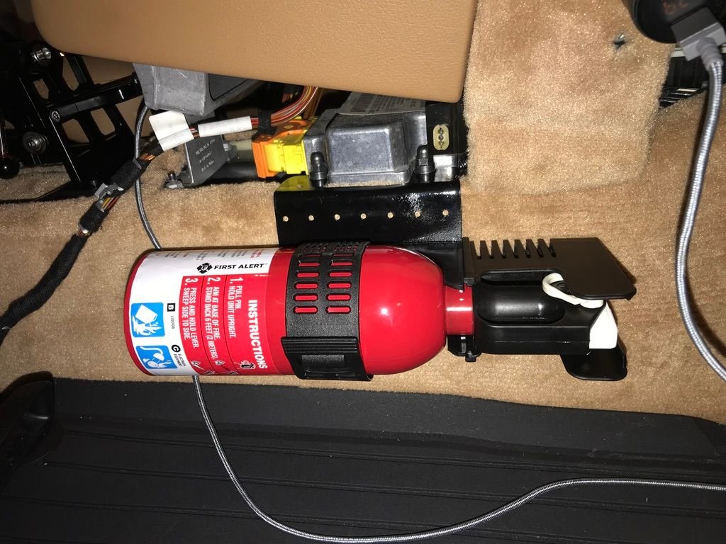 997.2 Cheap DIY Fire Extinguisher Mount Rennlist Porsche Discussion